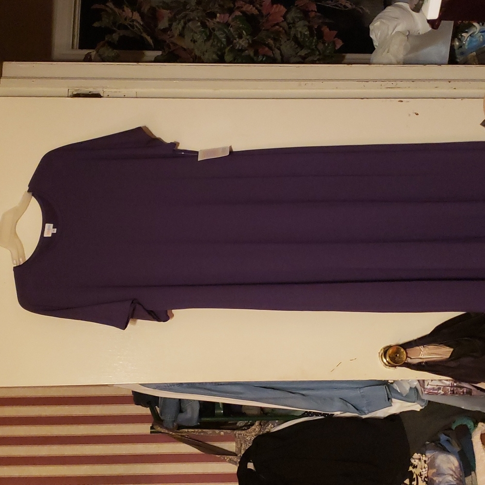 Lularoe Maria Maxi dress 3XL purple